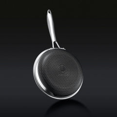 Hybrid Fry Pan with Lid, 8"
